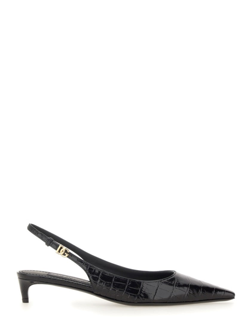 Dolce & Gabbana Slingback With Logo