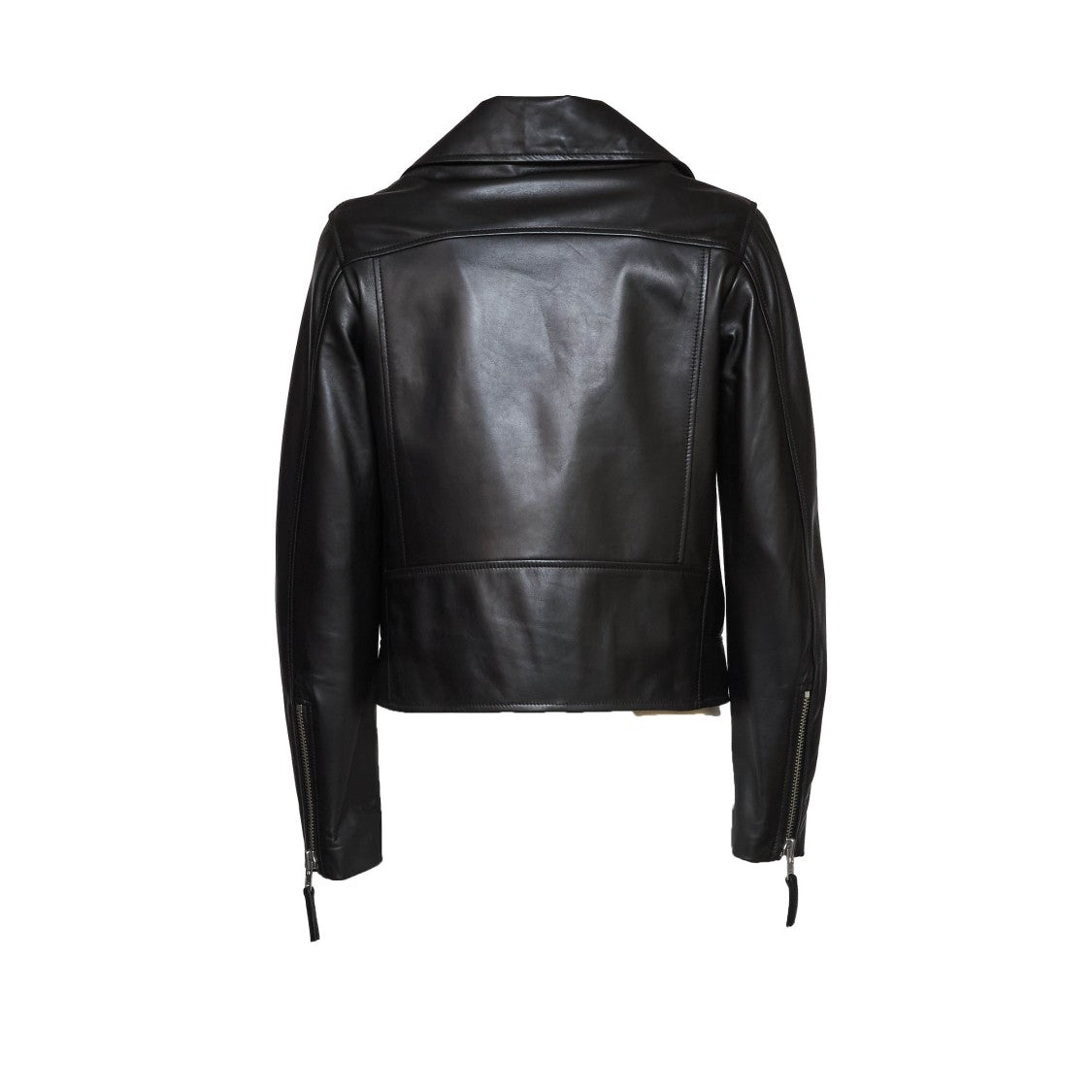 Sword Leather Zipped Multi Pocket Leather Jacket