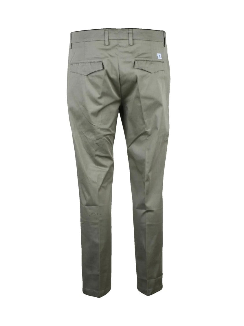 Department 5 Cotton Stretch Trousers - Sage Green