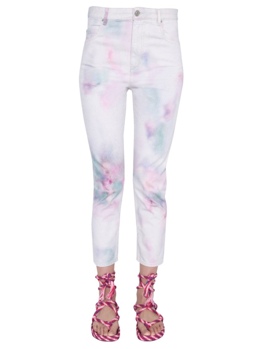 Isabel Marant Étoile "Wool" Printed Jeans