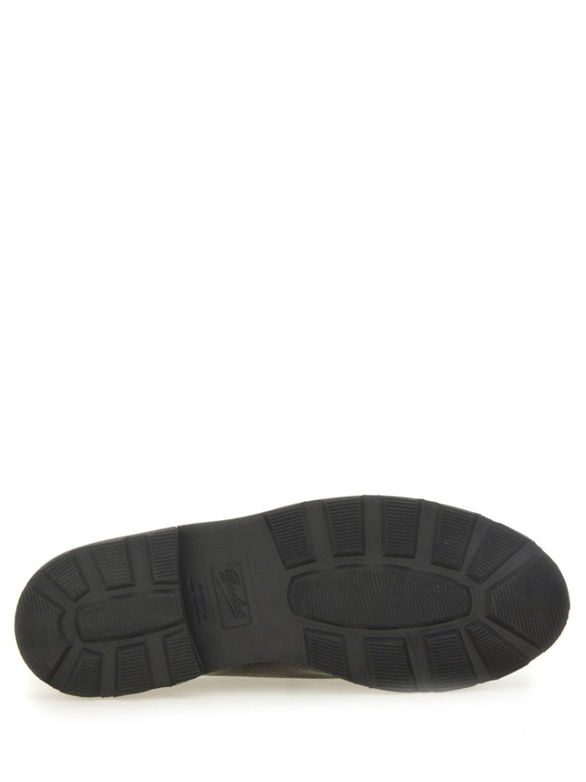 Paraboot Michael Black Leather Moccasins