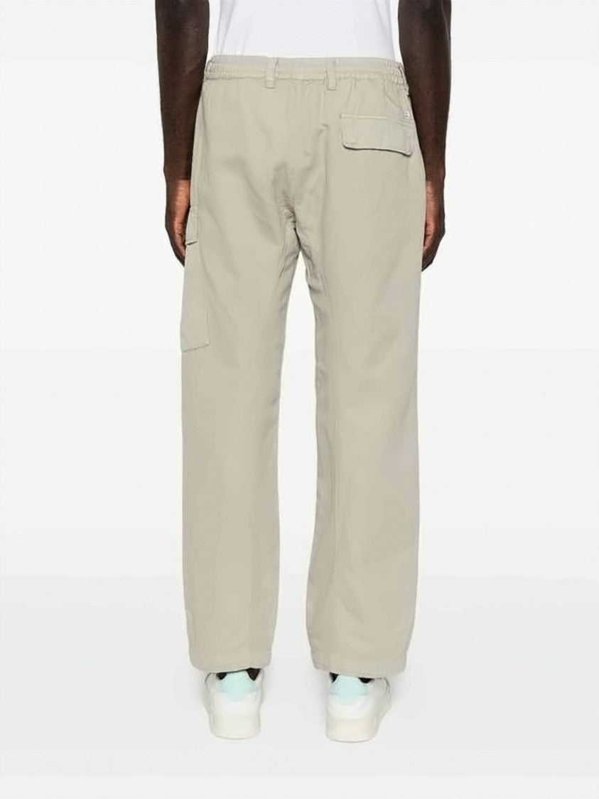 C.P. Company Relaxed Fit Straight Pants With Unique Flap Pocket Detail
