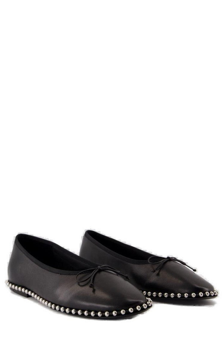 Alexander Wang Lambskin Flat Shoes With Unique Ball Chain Detail