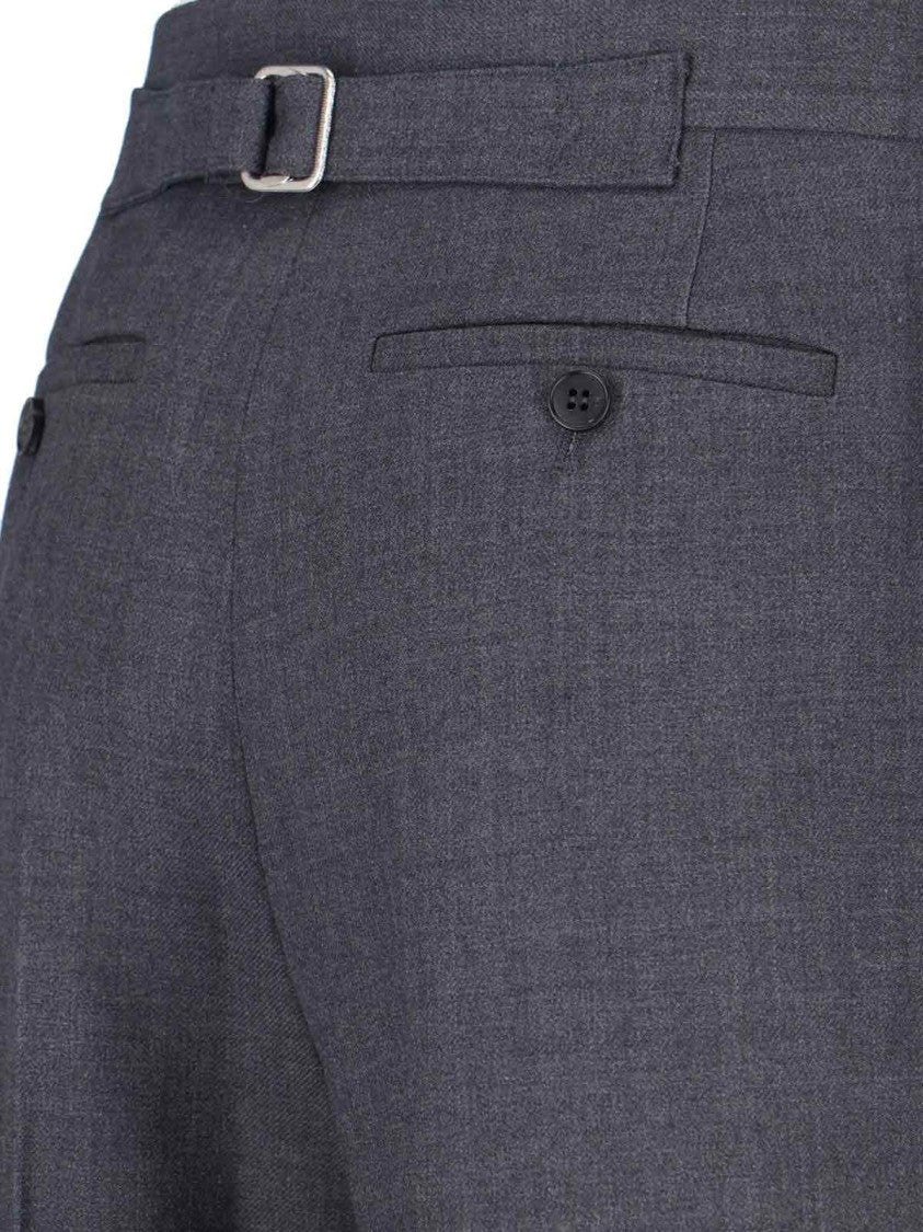 Low Classic Wool Pants – Grey