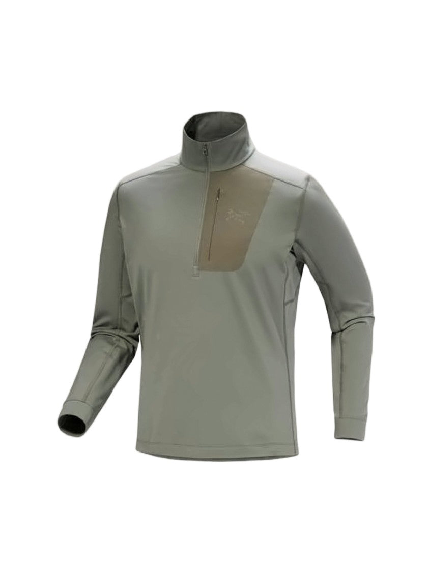 Arc'teryx High-Collar Long-Sleeve Pullover With Quarter Zip
