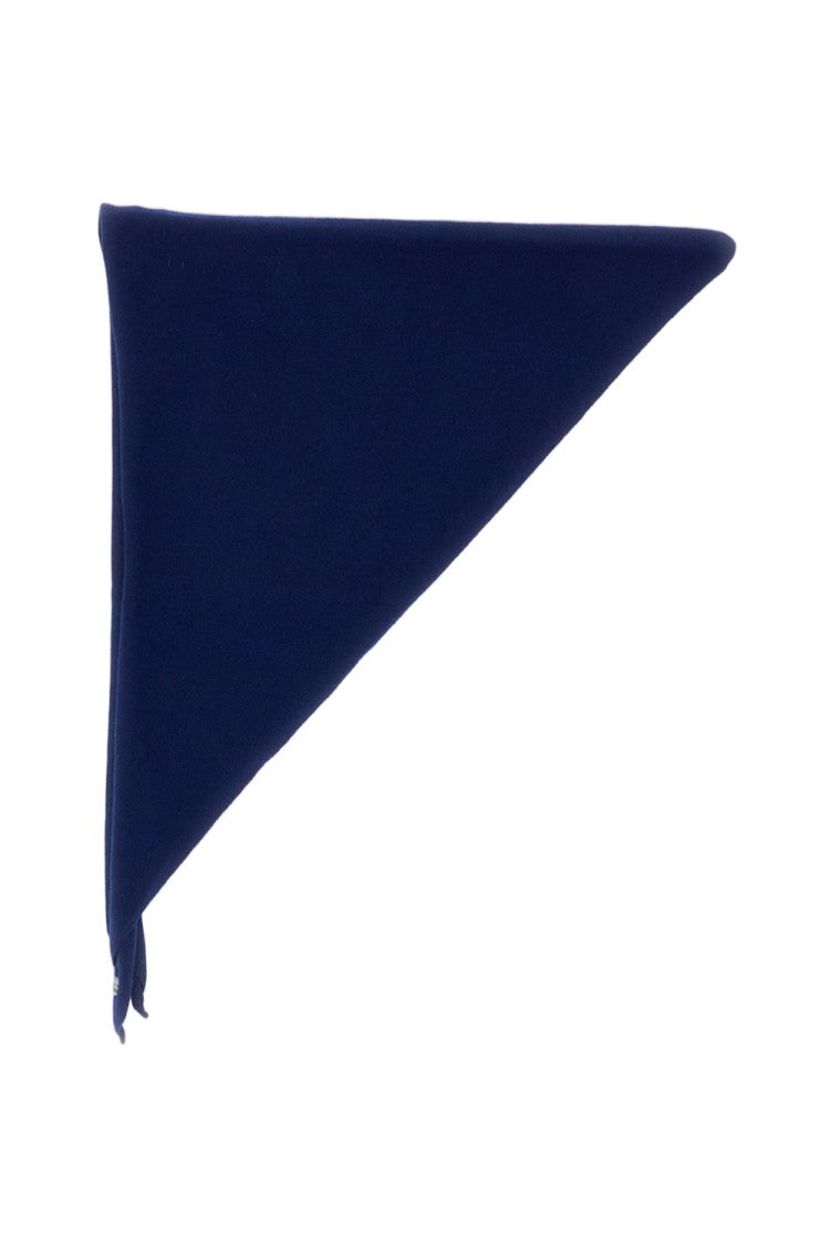 Extreme Cashmere Dark Blue Bandana Cashmere-Blend Scarf