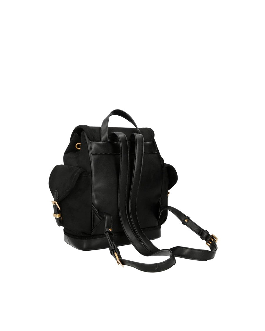 Liu Jo Nero Suede-Effect Eco-Leather Backpack