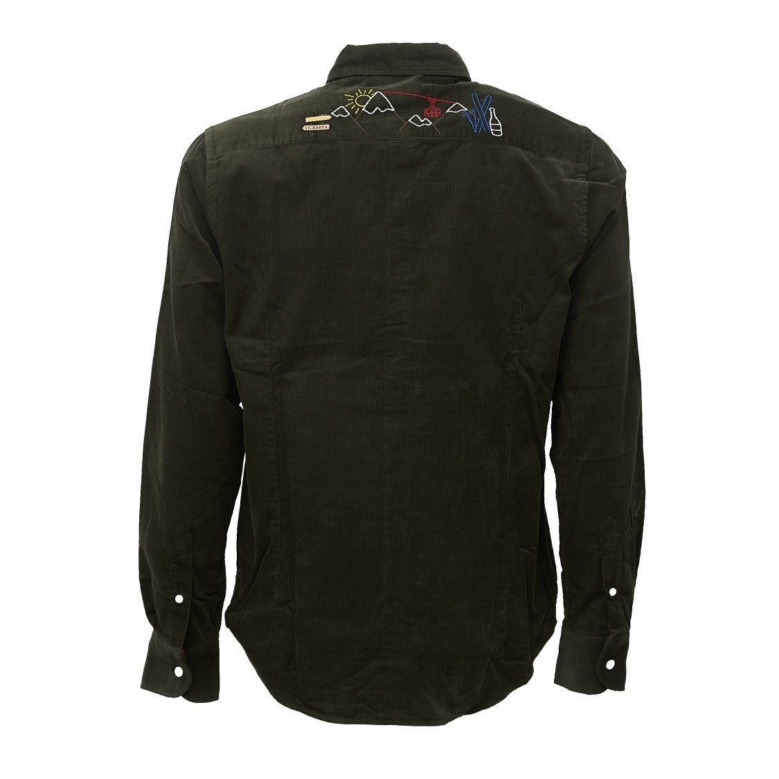 Mc2 Saint Barth Seefeld Fine-Rib Corduroy Shirt