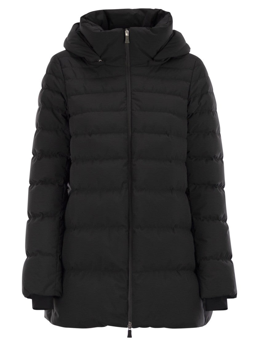 Herno 2-Layer Hooded Down Jacket