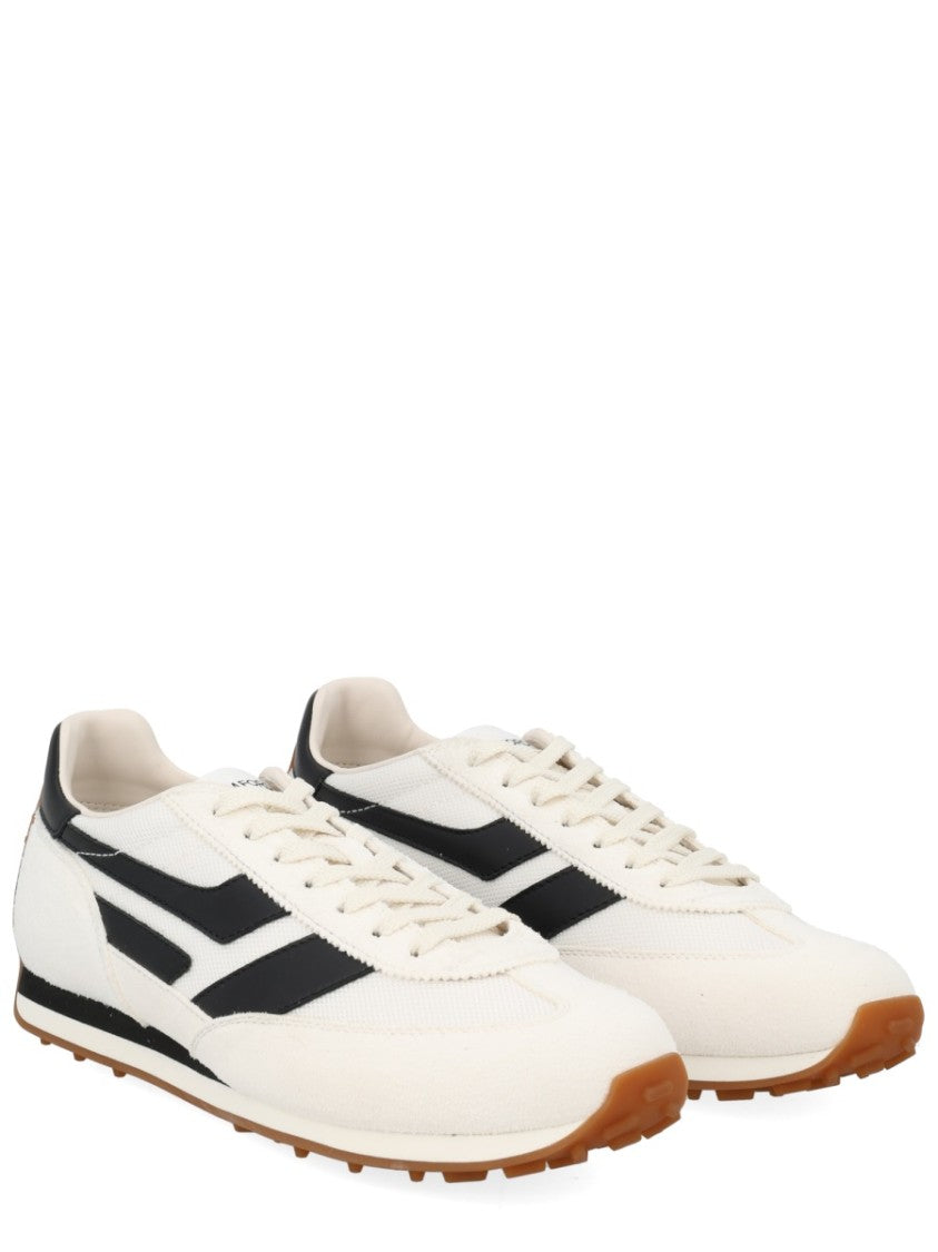 Tom Ford Mick Off-White Leather-Blend Sneakers