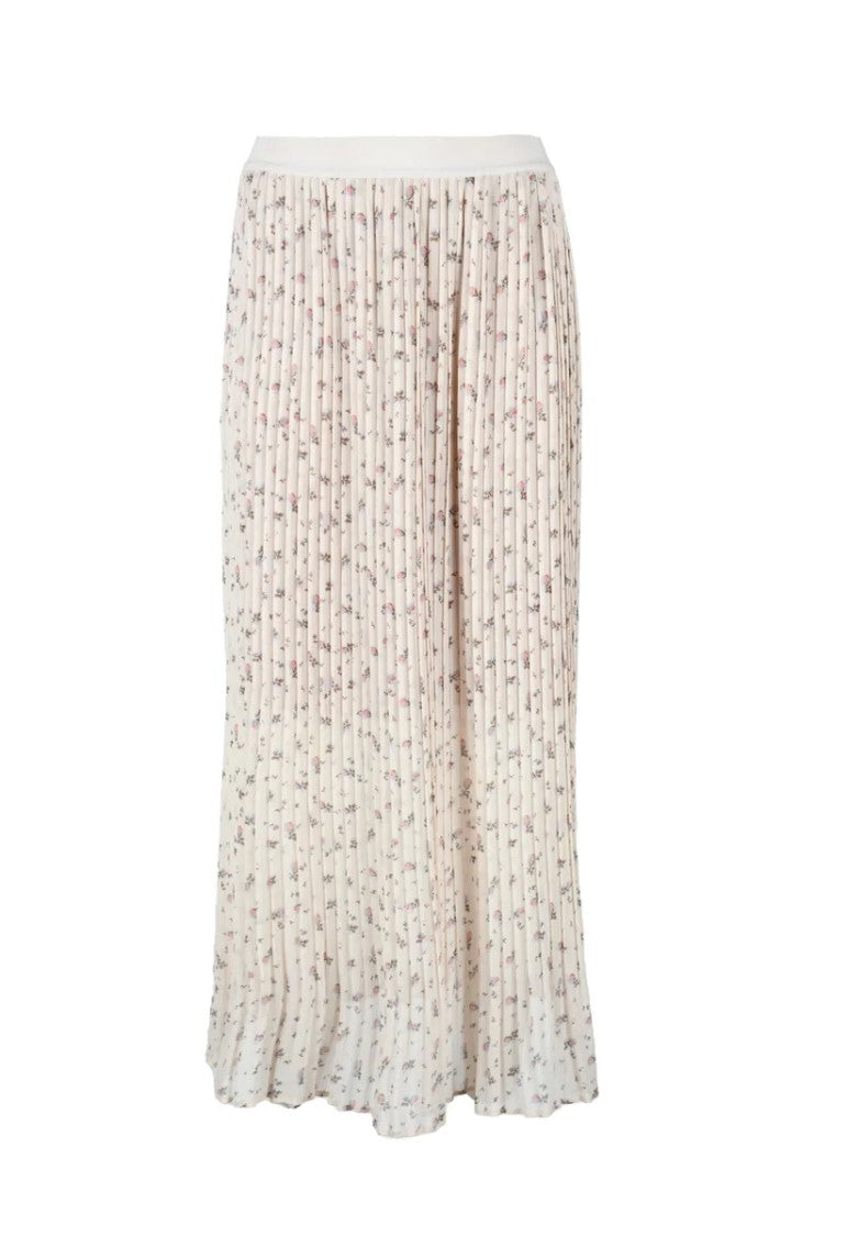 Semi Couture White Viscose Skirt