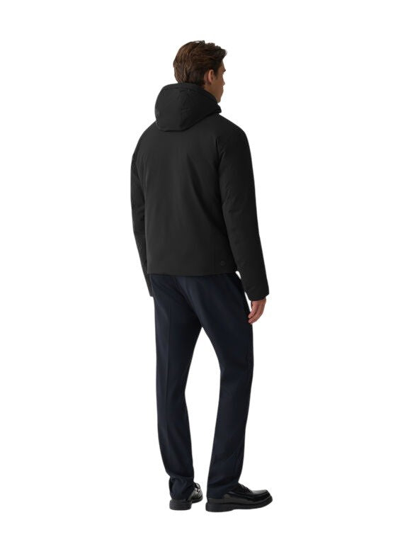 Colmar Originals Reversible Geometric V-Quilted Coat With Adjustable Hood