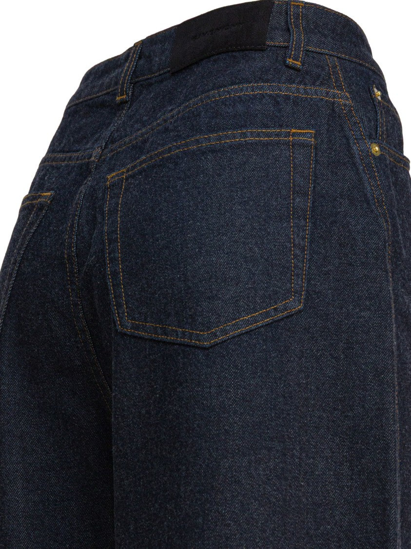 Givenchy Cocoon-Style Denim Jeans With Classic Five-Pocket Design