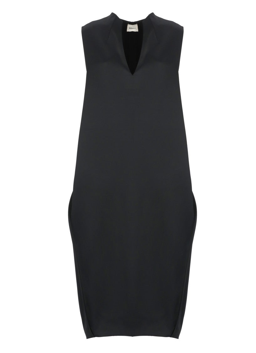 Khaite Black Blanche Dress