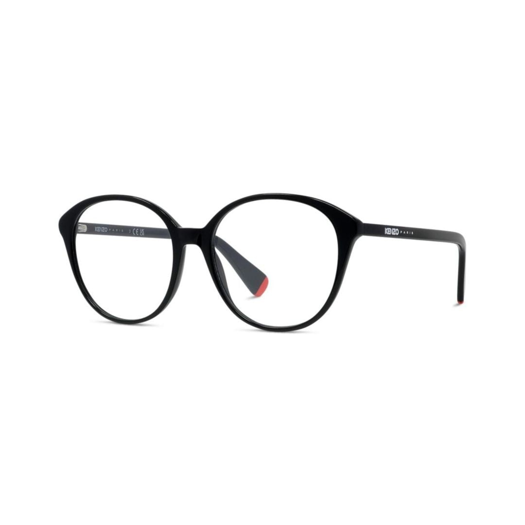 Kenzo Kz50234i Rounded Black Cat-Eye Frame Eyeglasses
