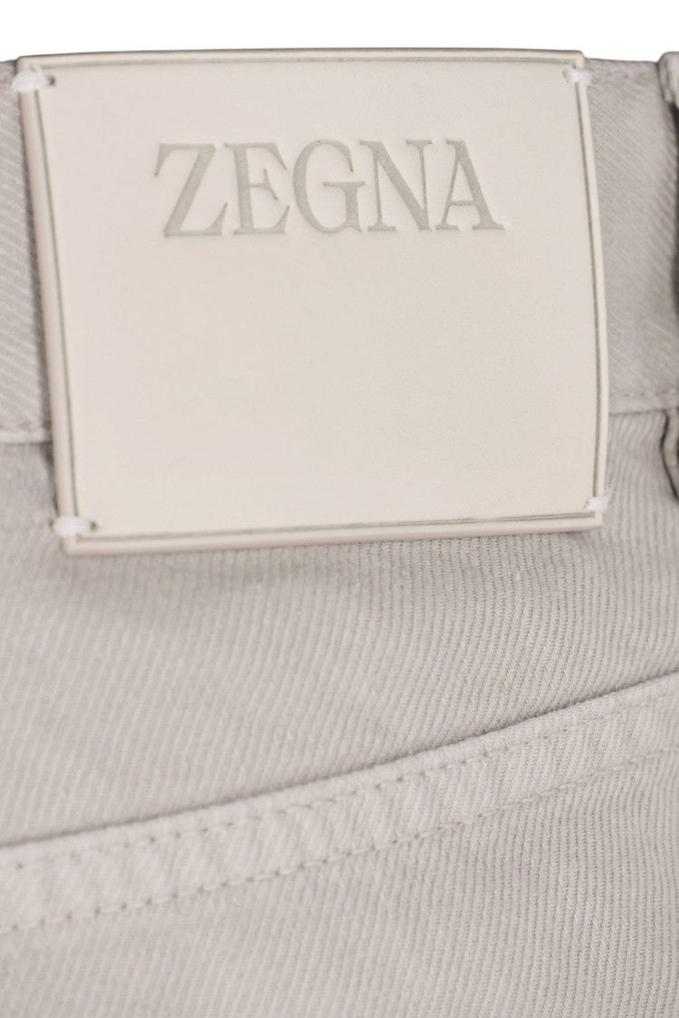 Zegna Roccia Marble Cotton Five-Pocket Pants