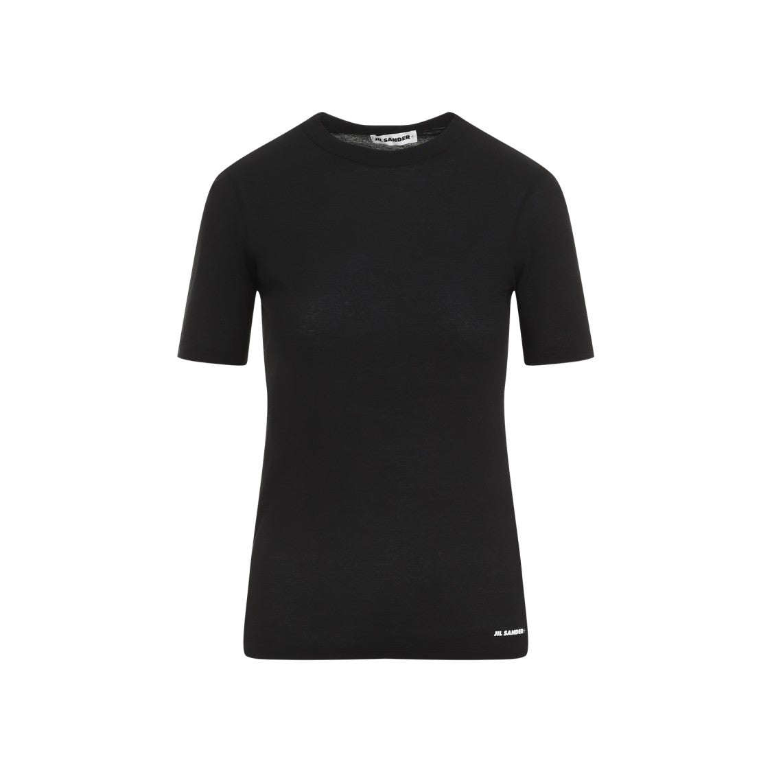 Jil Sander Black Cotton T-Shirt