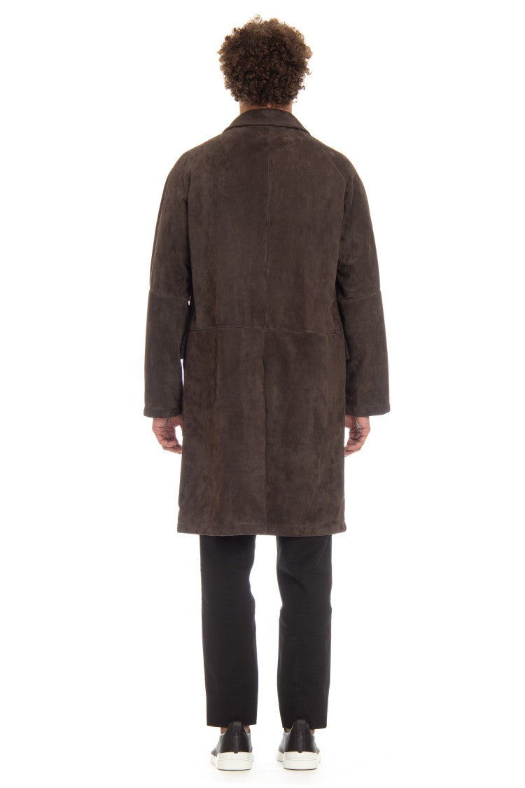 Salvatore Santoro Suede Leather Coat