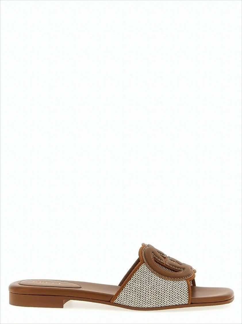 Gucci Minimalist Interlocking Double-G Logo Sandals