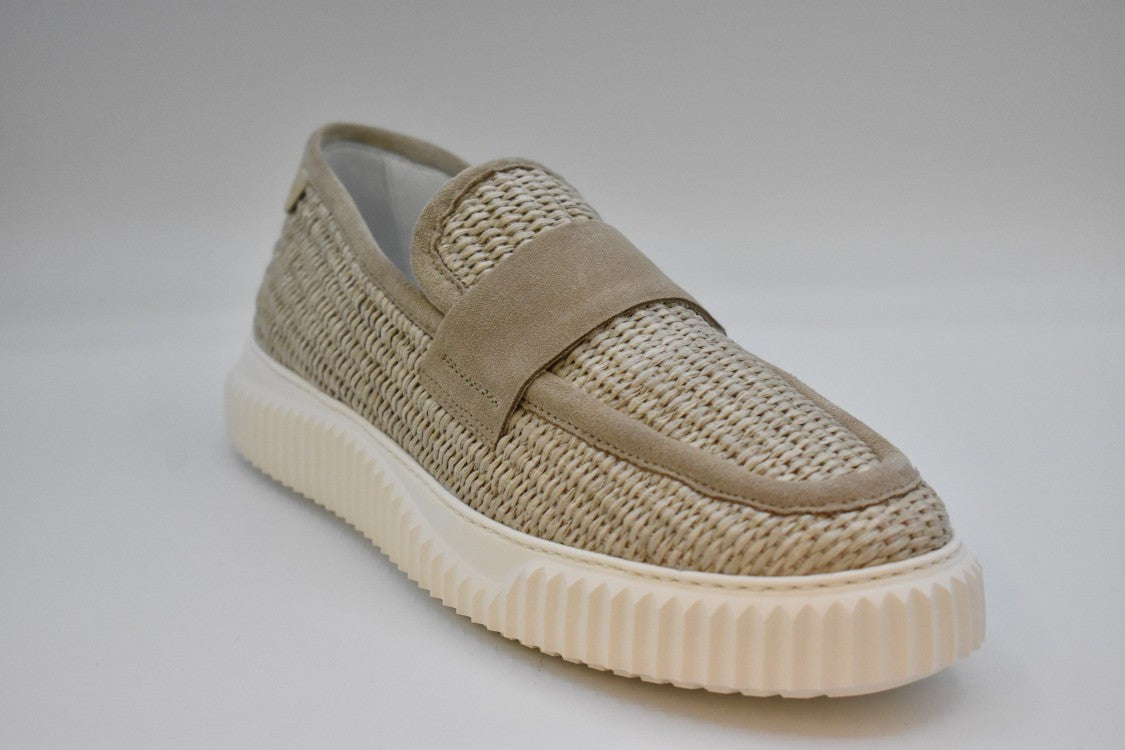 Voile Blanche Flat Shoes In Beige