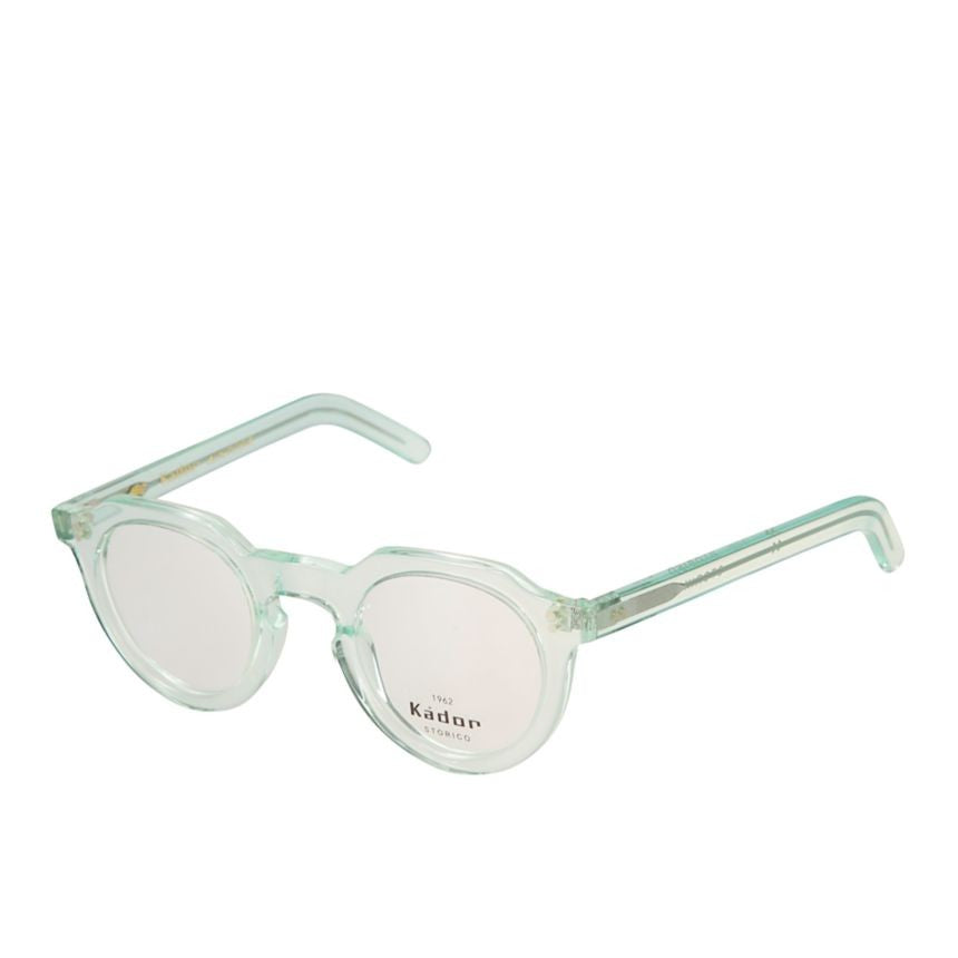 Kador Storiko Mint Green Translucent Frame Eyeglasses With Round Lenses