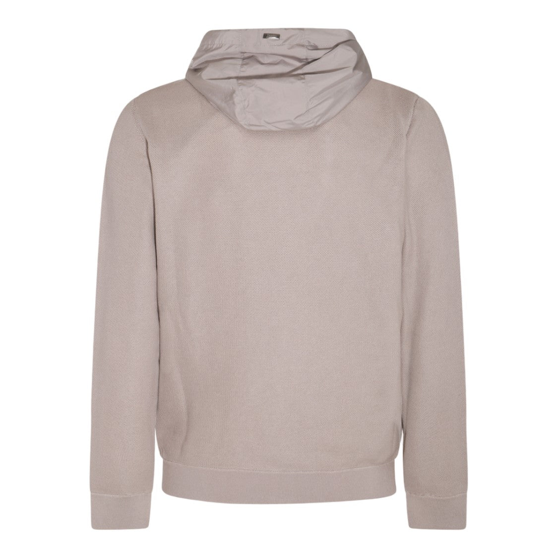 Herno Dove Grey Jacket With Adjustable Hood