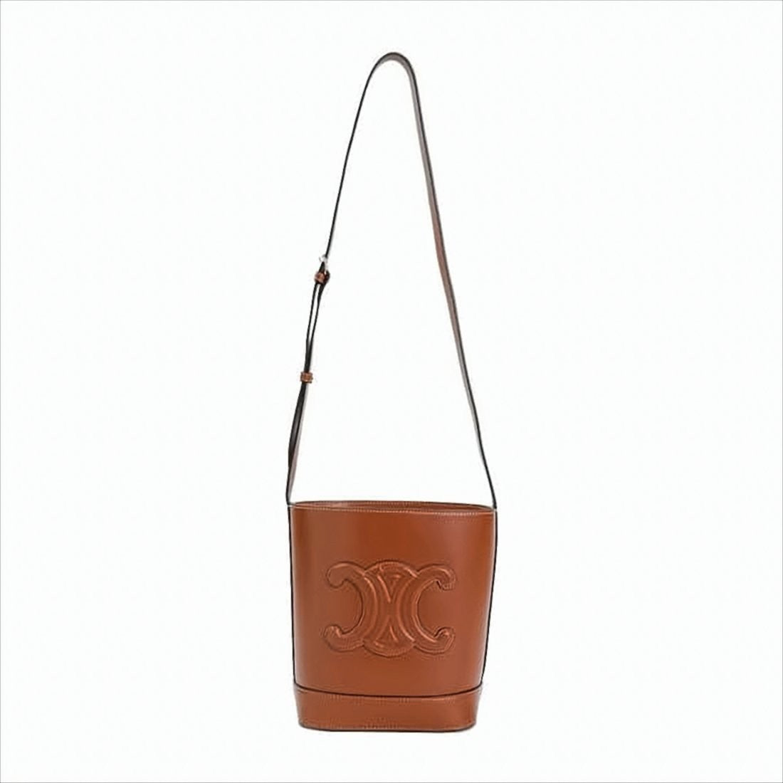 Celine Structured Bucket-Style Crossbody Bag In Smooth Calf Leather