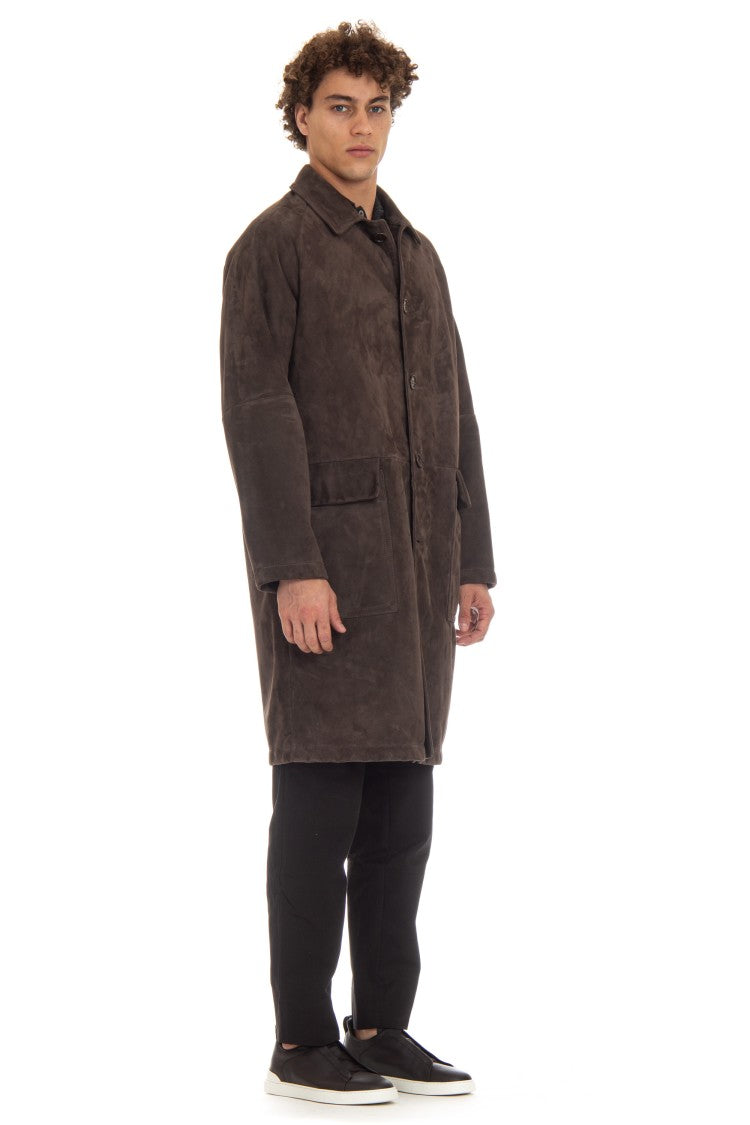 Salvatore Santoro Suede Leather Coat