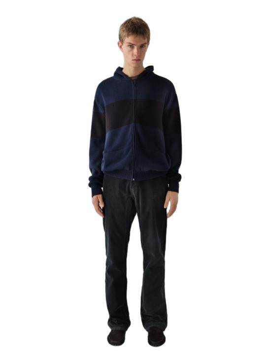 Gimaguas Zip-Up Hoodie With Ribbed Cuffs And Flap Pockets