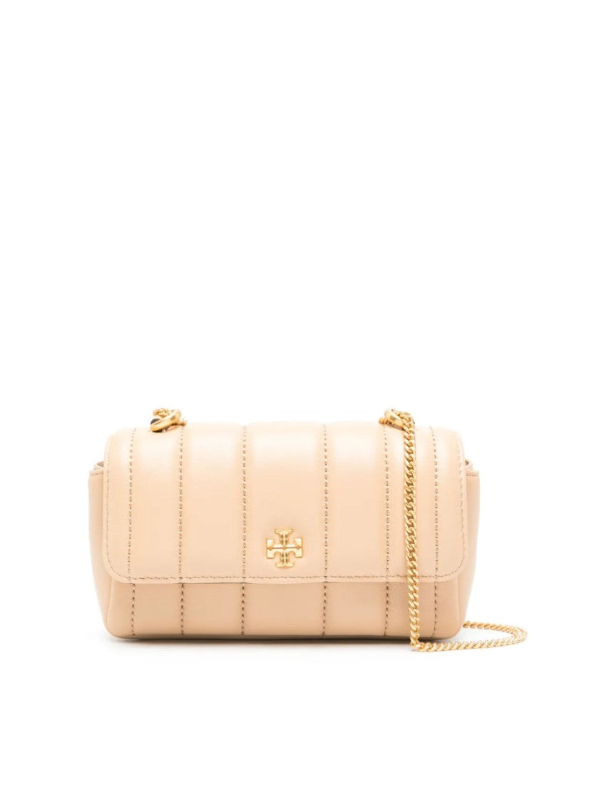 Tory Burch Kira Mini Flap Quilted Logo Shoulder Bag
