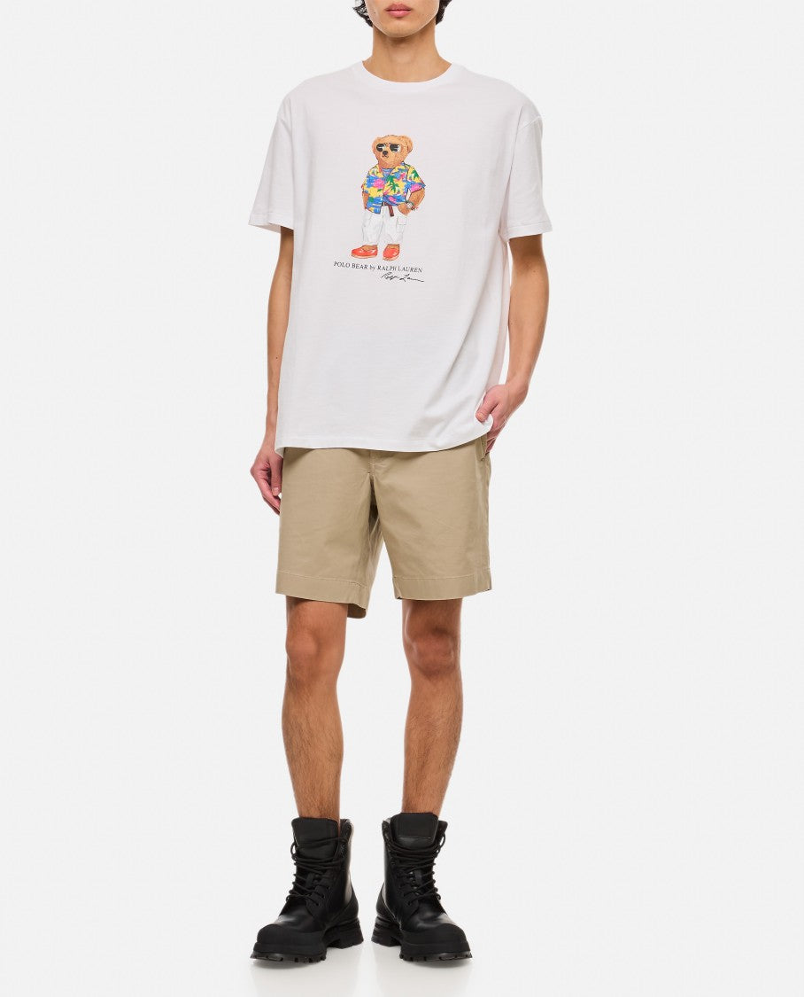 Polo Ralph Lauren Flat Front Cotton Shorts With Tailored Design