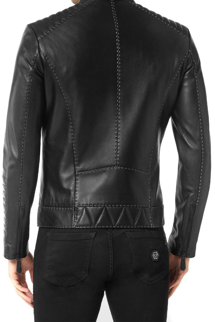 Philipp Plein Black Casual Jacket