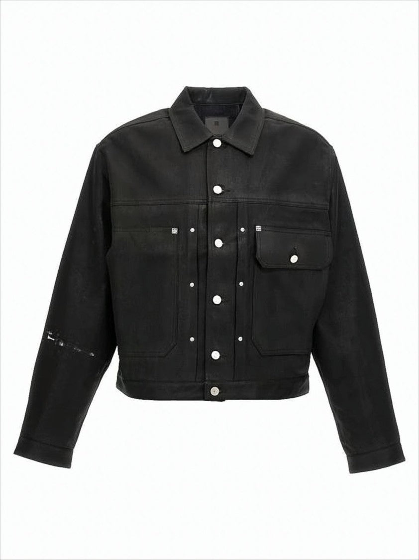 Givenchy Relaxed-Fit Black Cotton Hooded Sweatshirt With Front Pocket