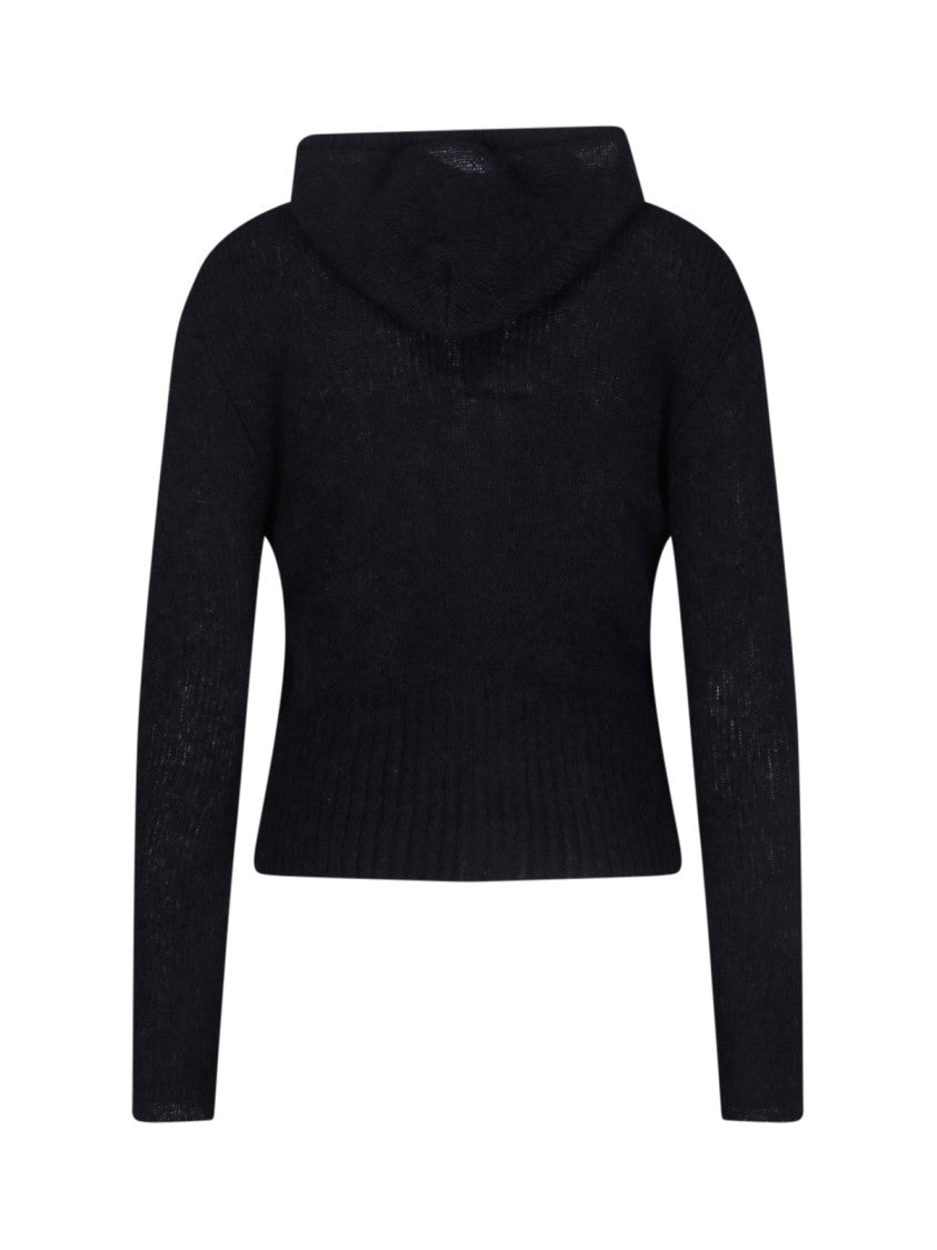 Our Legacy Compact Hood Zip Sweater – Black