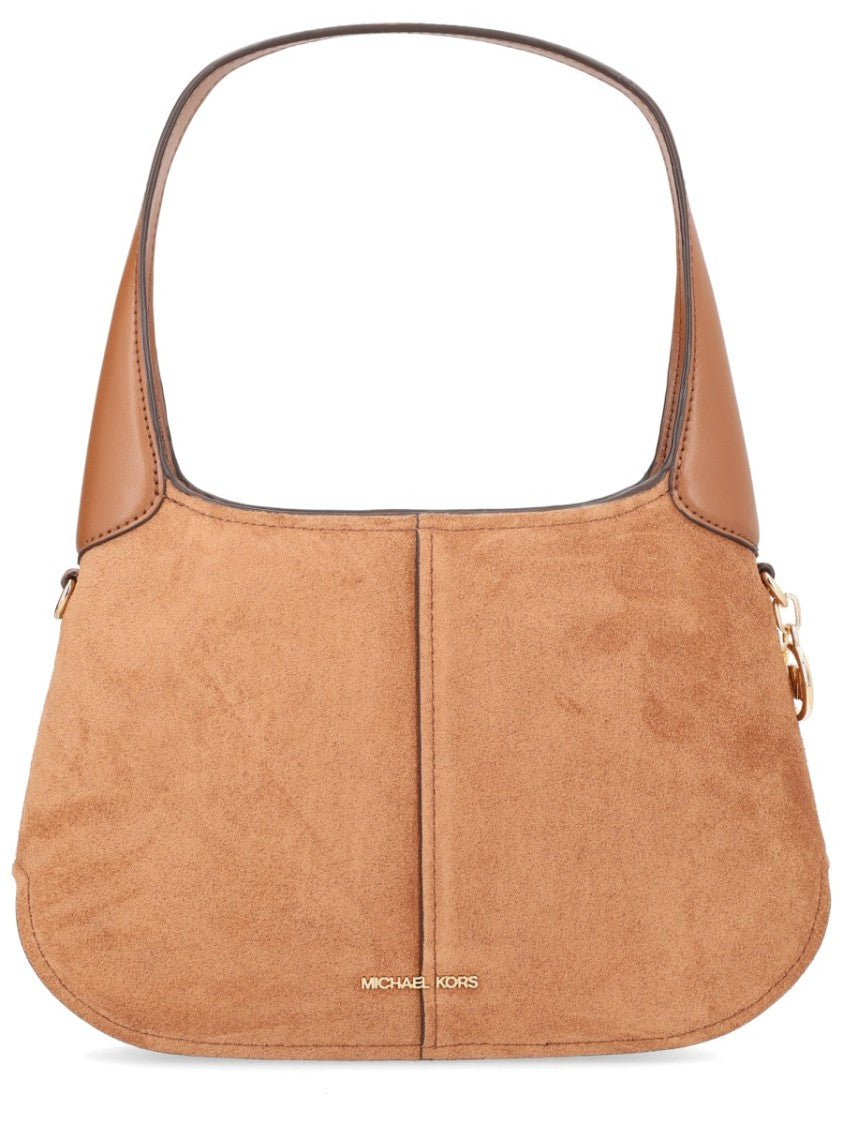 Michael Michael Kors Alice Cow Leather Suede Shoulder Bag
