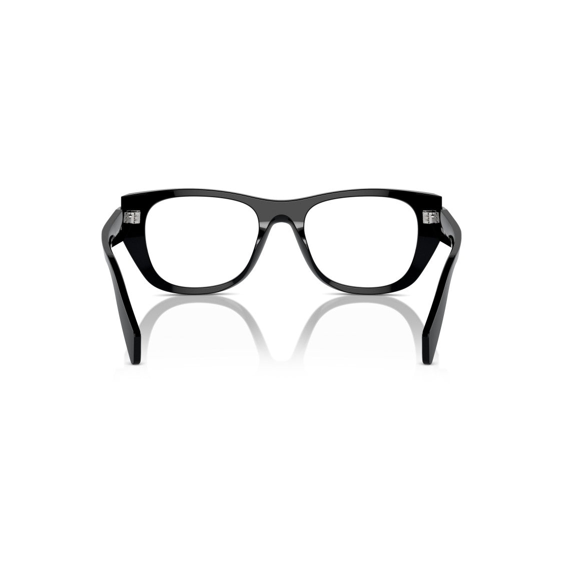 Prada 0Pr A18v Oversized Square Frame Black Acetate Eyeglasses