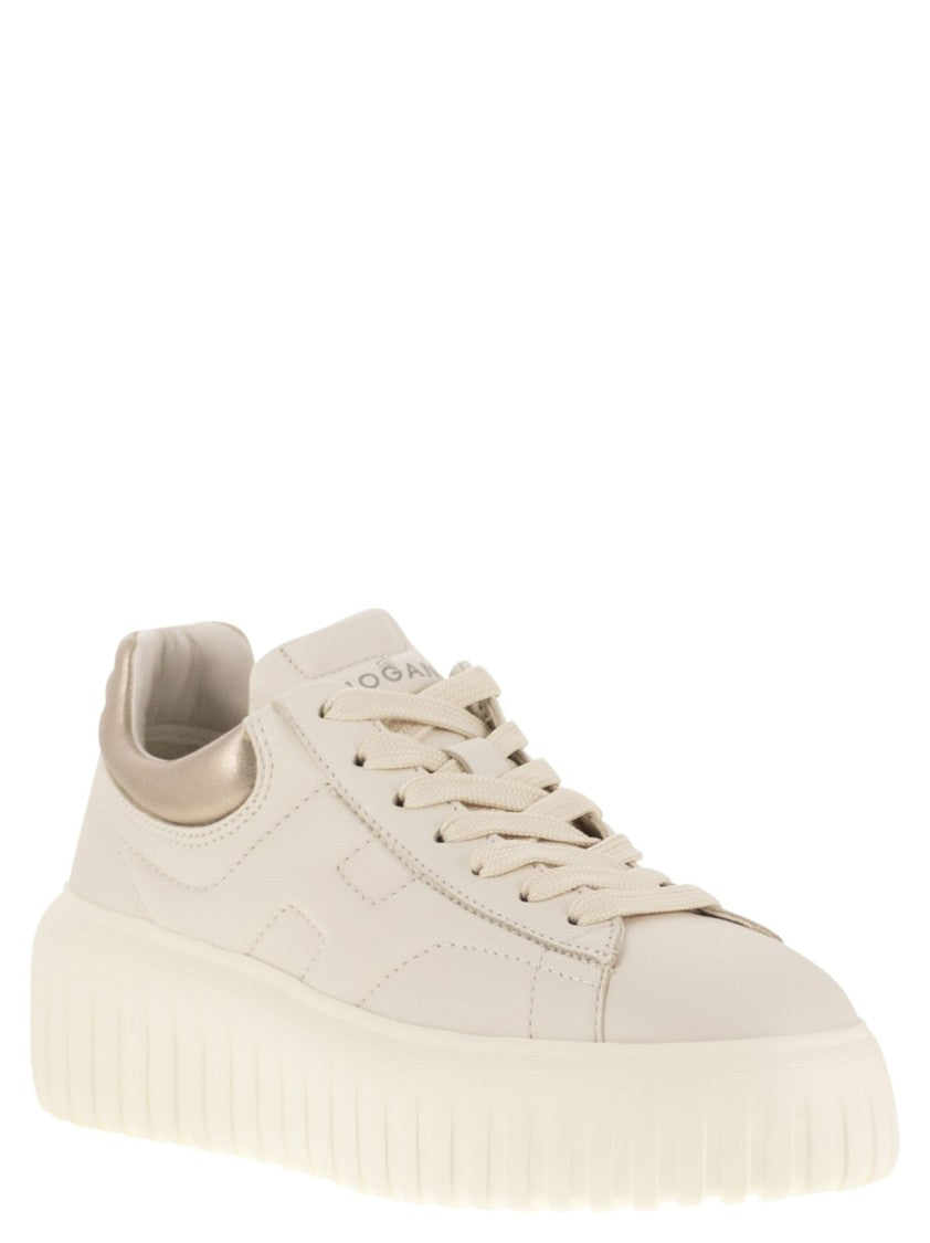 Hogan H-Stripes Leather Trainers