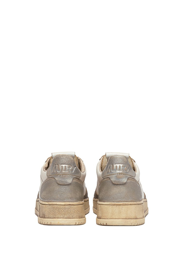 Autry Supervintage Women’S Sneakers In Antiqued Leather