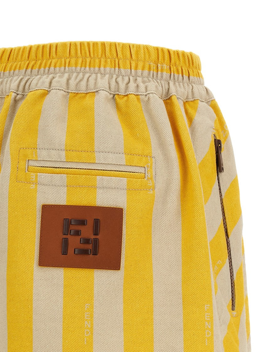Fendi Pequin Striped Shorts