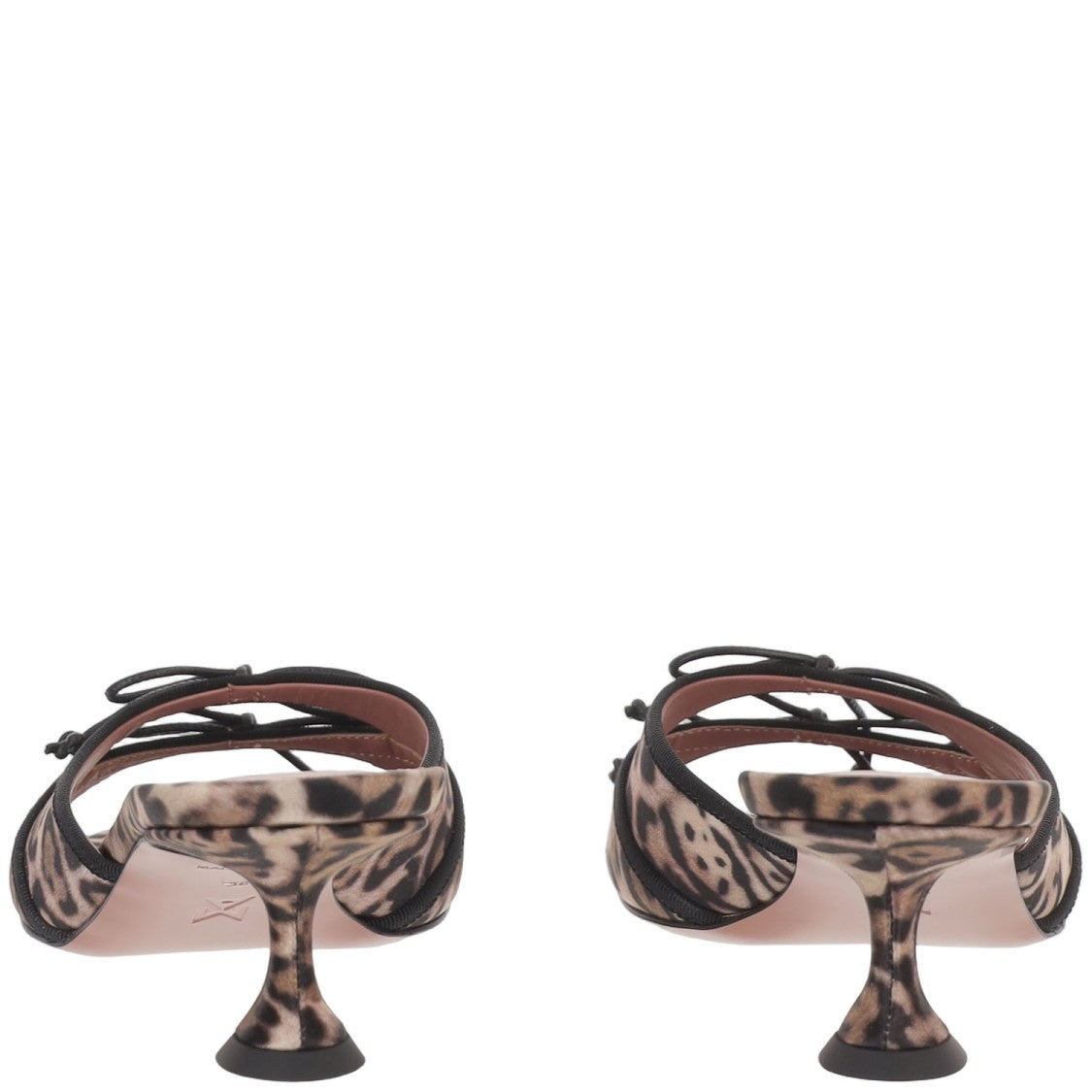Amina Muaddi Eleonora Silk Sandals