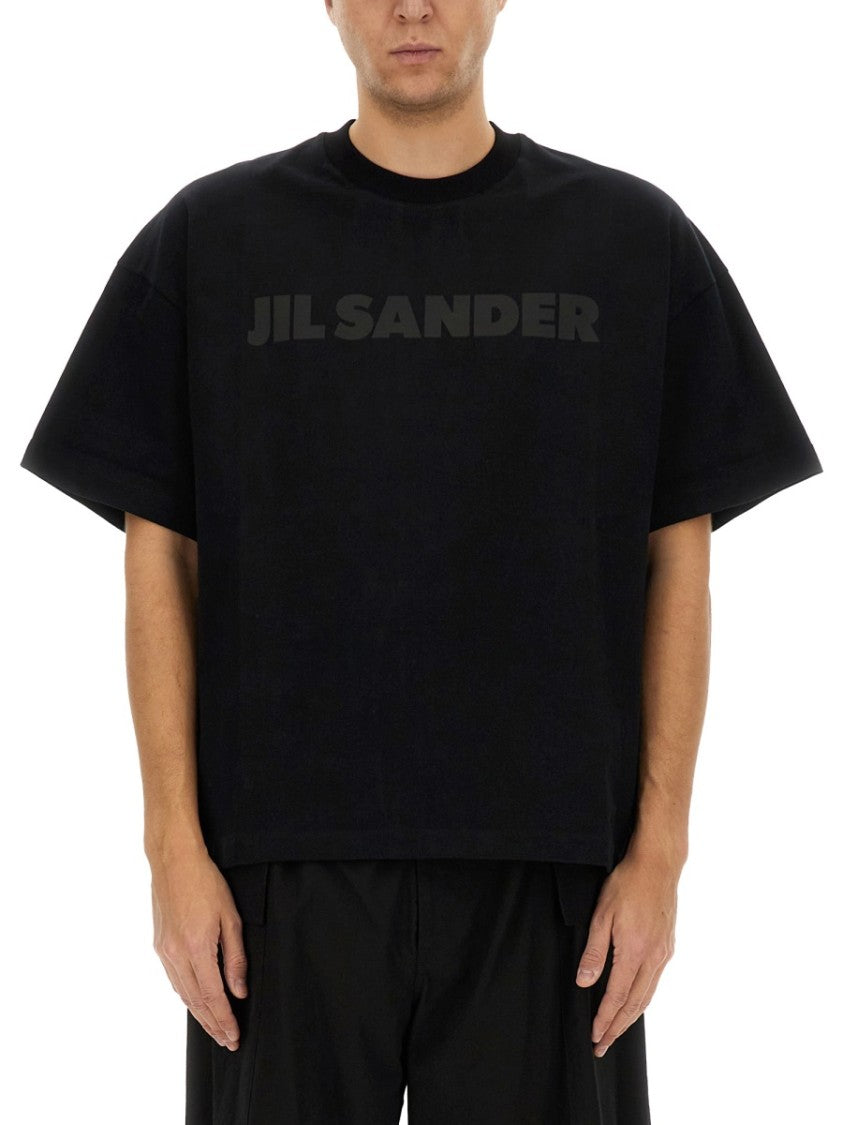 Jil Sander Relaxed Fit Black T-Shirt