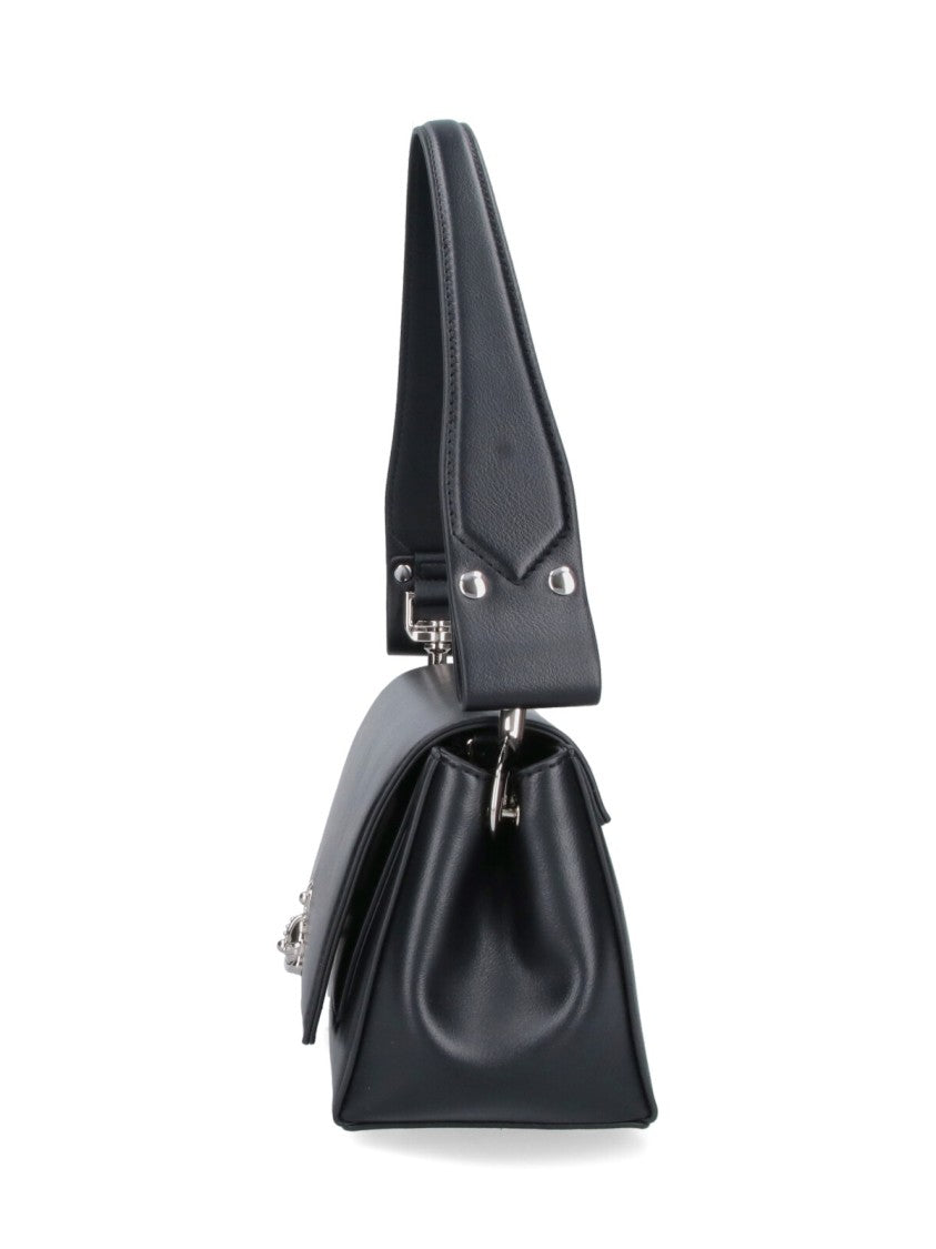 Vivienne Westwood Black Hazel Faux Leather Shoulder Bag