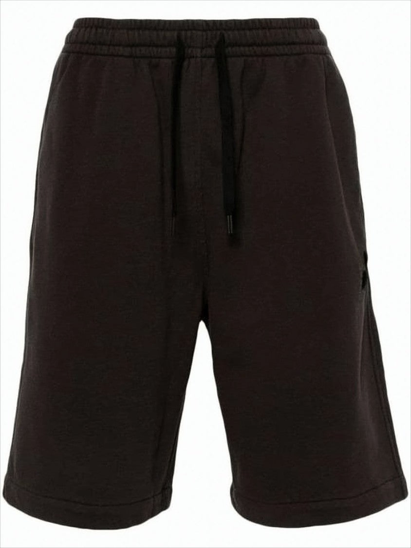 Isabel Marant Relaxed Fit Black Shorts With Drawstring Waistband