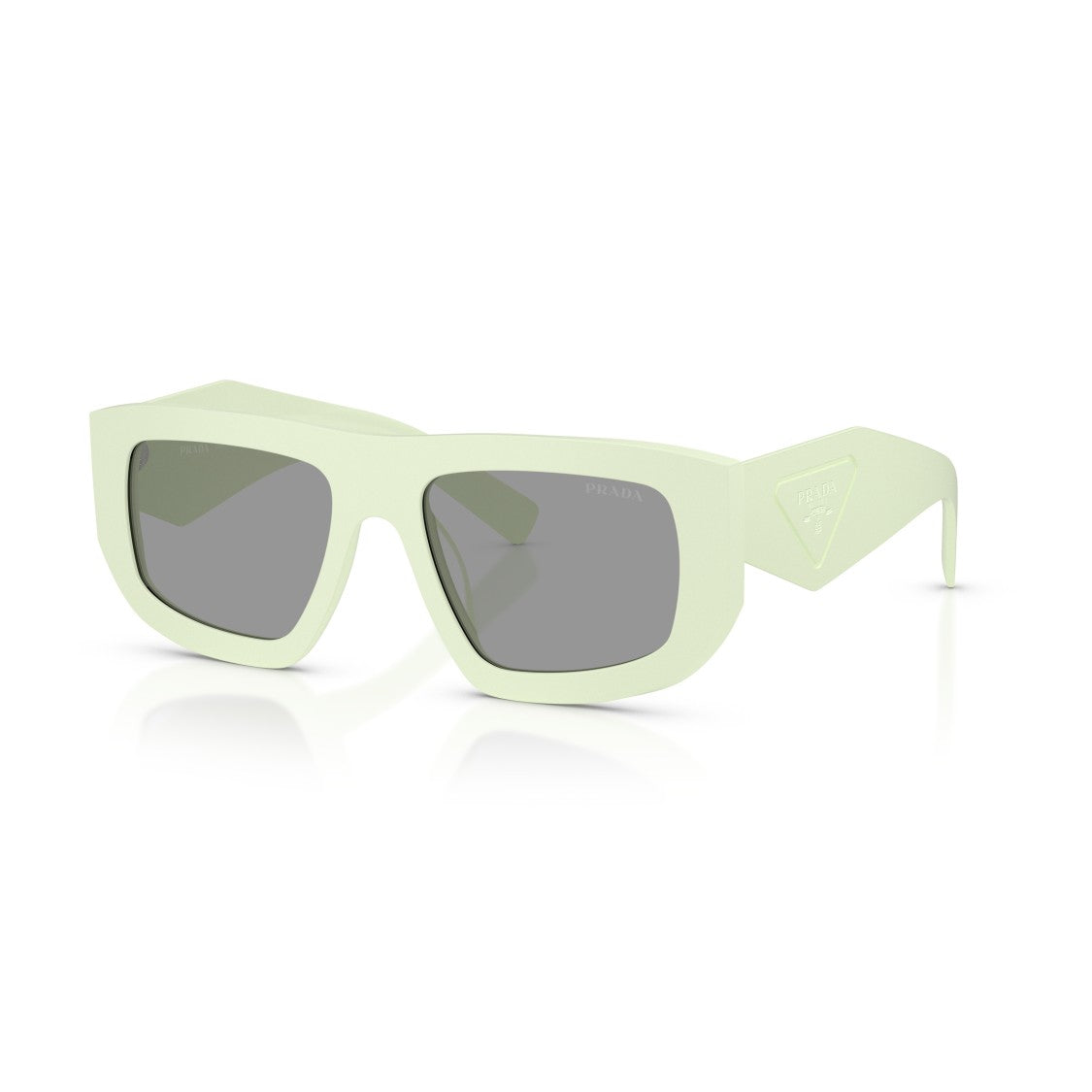 Prada 0Pr D04su Matte Acetate Rectangular Sunglasses