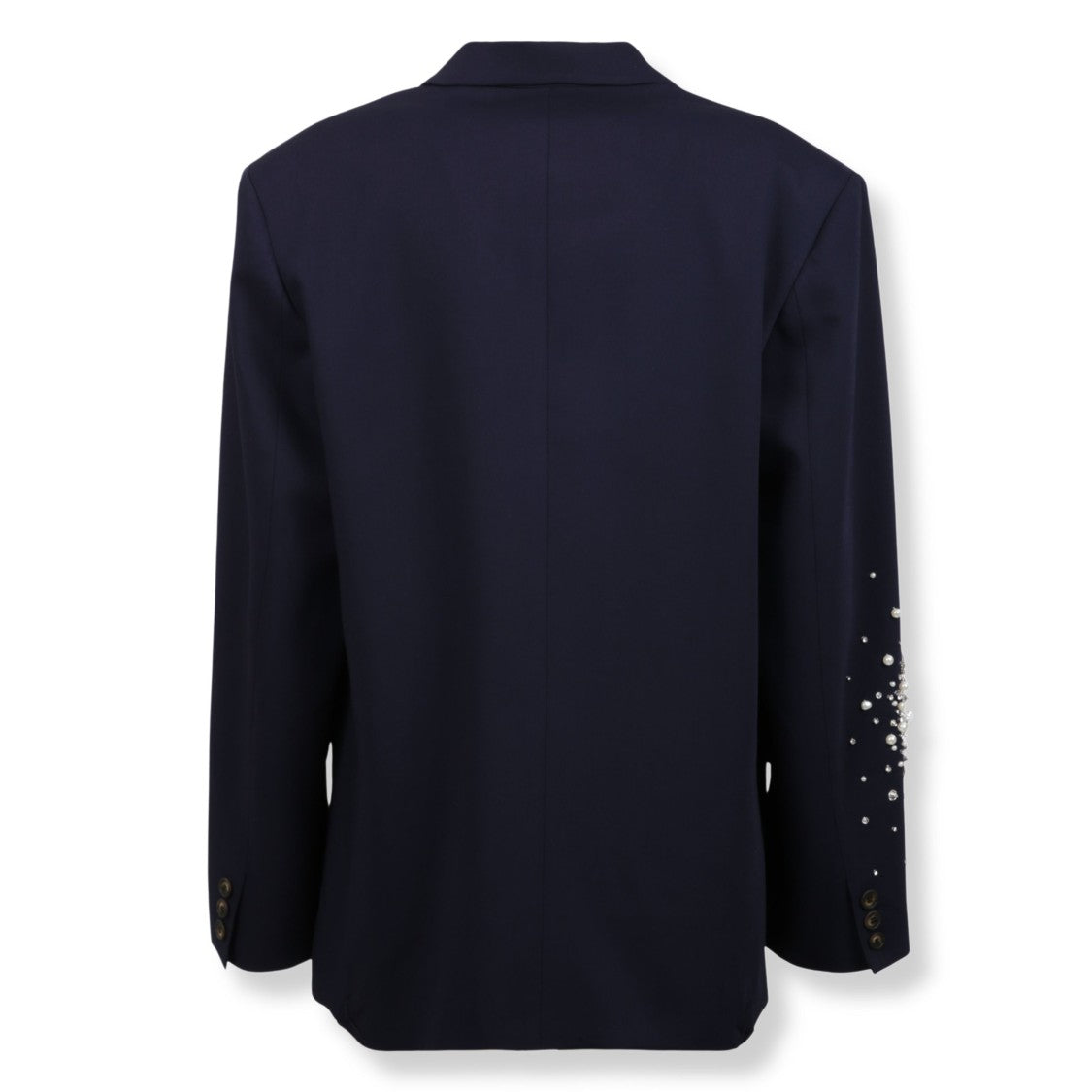 Des Phemmes Oversized Blazer With Classic Lapel And Wide Shoulders