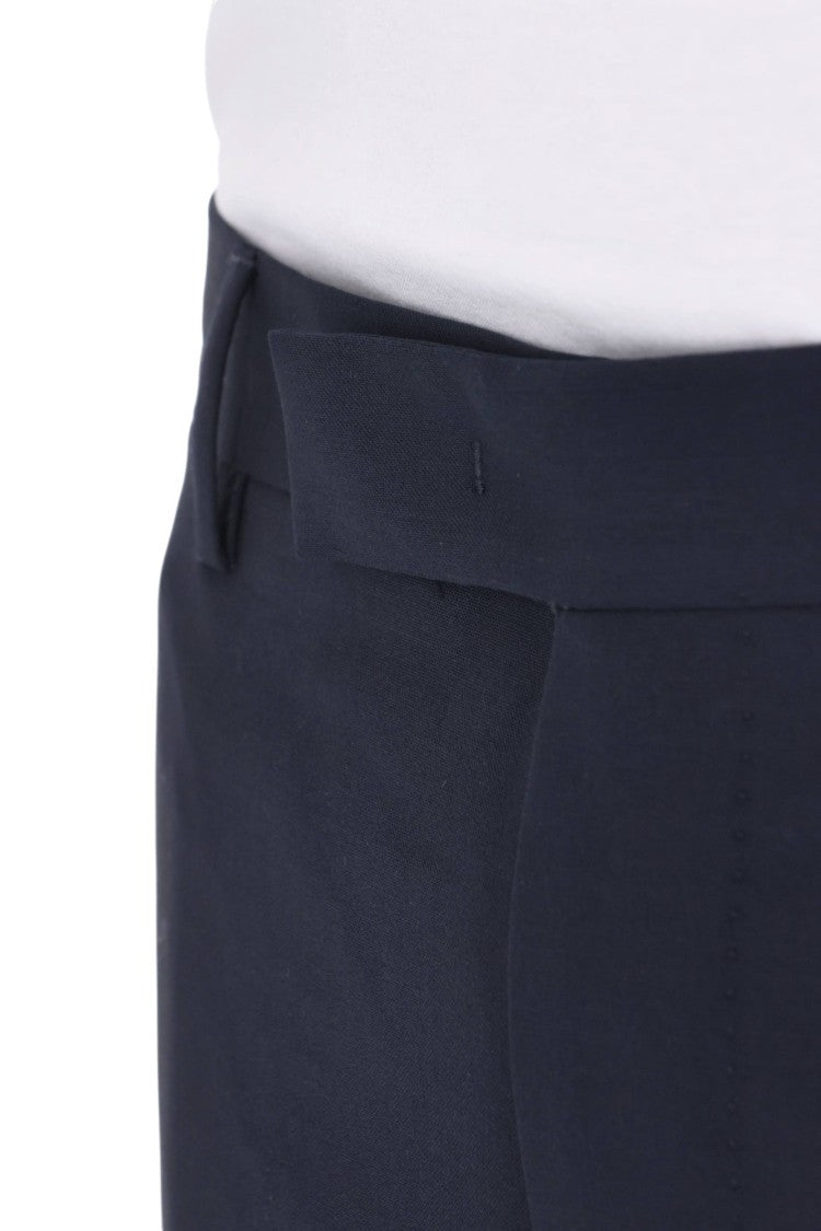 Pt Torino Dieci Fit Tropical Wool Trousers
