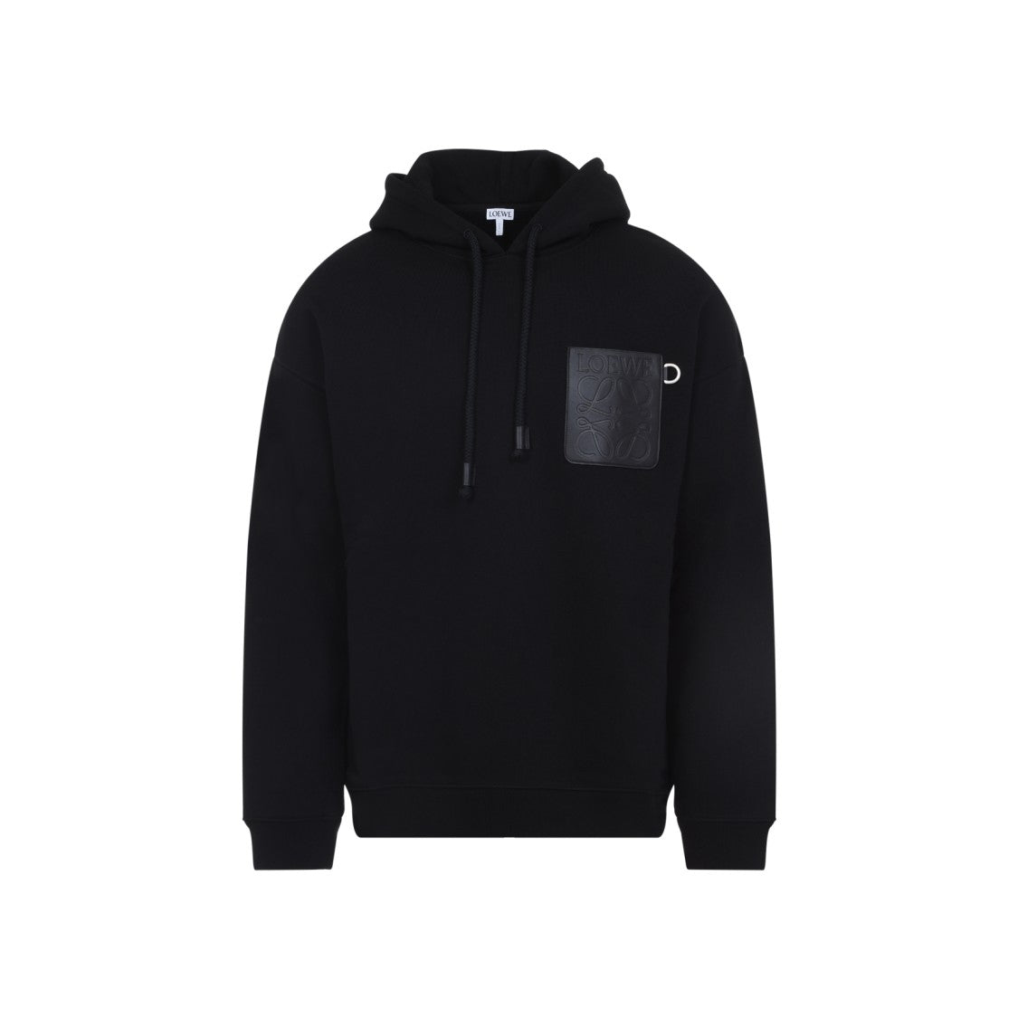 Loewe Relaxed Fit Black Cotton Hoodie