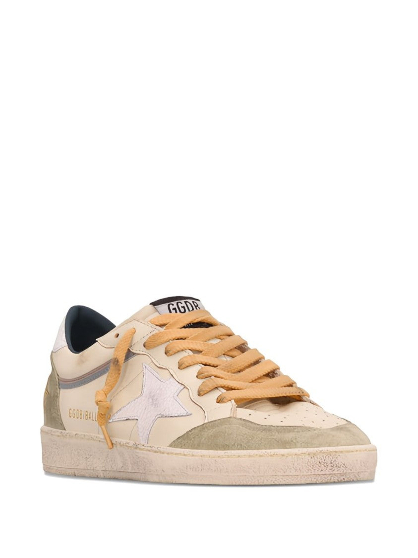 Golden Goose Silk And Nylon Distressed Suede Sneakers