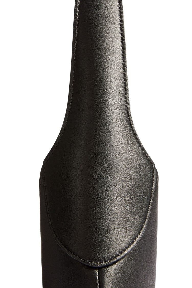 Khaite Black Joan Leather Hobo Bag