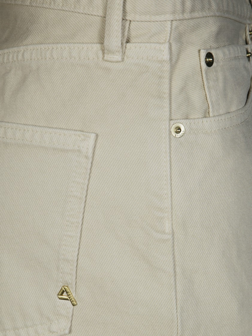 Cycle High-Waisted Tapered Carrot Fit Denim Pants